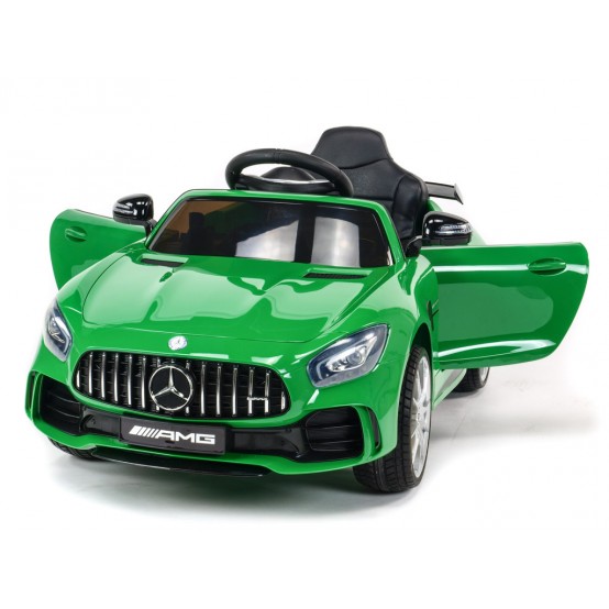 Mercedes-Benz AMG GT R s 2.4G dálk. ovl. a realistickým LED osvětlením, zelené lakované, rozbaleno